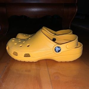 Yellow Crocs (M size 3) (W size 5)